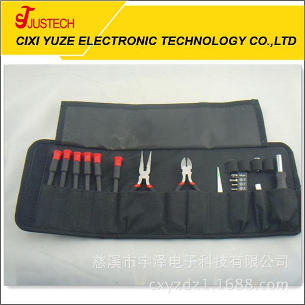 供应家用组合工具，25pc（件套）帆布工具包套装，工具组套组合