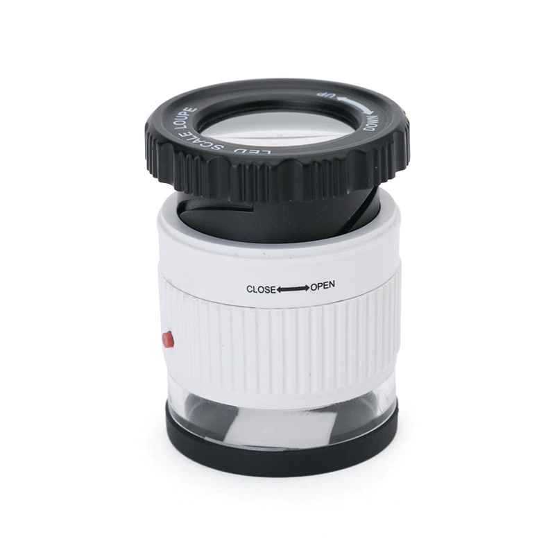 Chuda фиолетовая лампа светодиодное увеличительное стекло фокусирующее фото зеркало идентификационный штамп 30 раз ручной Цилиндр Весы измерительный Текстиль