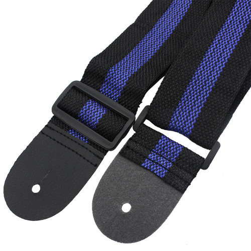 Wholesale folk guitar straps, electric acoustic guitar, bass straps, popular striped straps, ukulele cross-body straps