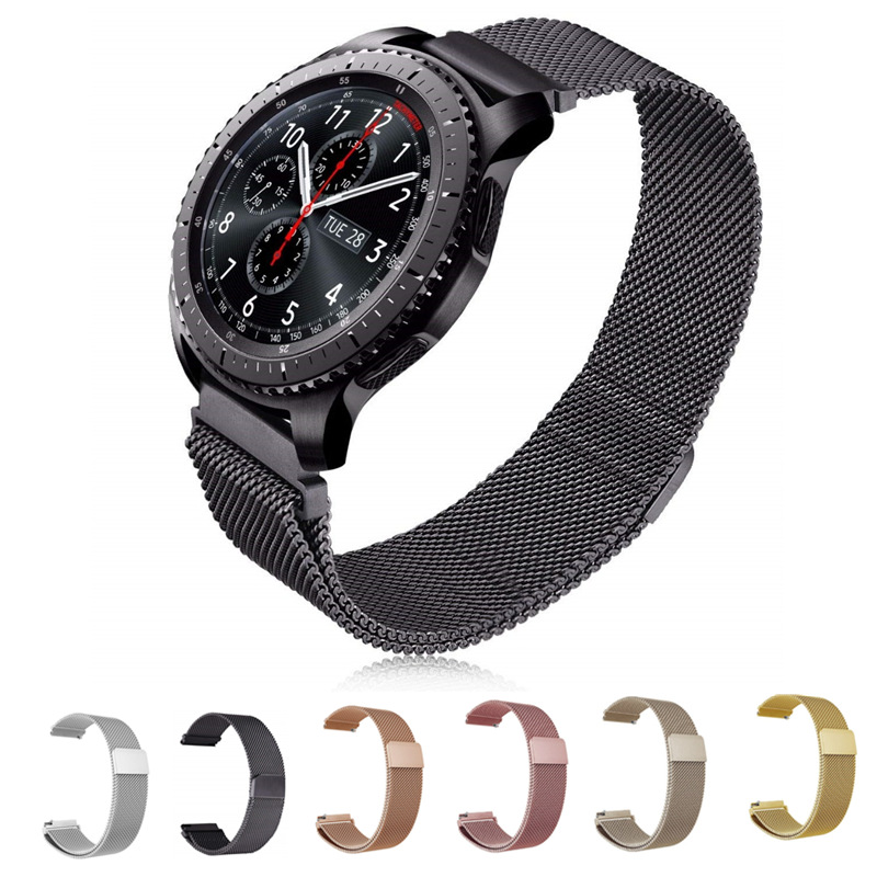 For Huawei GT5 Xiaomi Color2 Samsung watch7 Milanese 3 Metal 4 Magnetic Strap 20/22mm