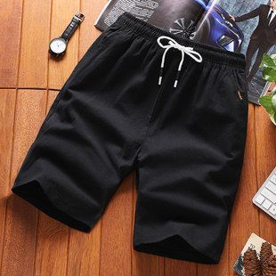 2023 New Men's Cotton and Hemp Pants Cotton Men's Pants Casual Men's Shorts Pants Men's Casual Men's Pants