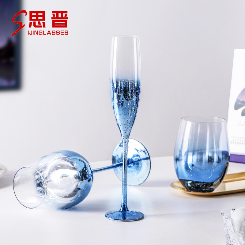 Sijin Burdeos copa de vino de cristal de uva roja copa de champán bar creativo conjunto de vino ESTRELLADO