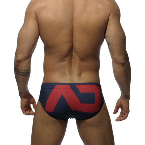 Men's swimsuit fashionable men's briefs European and American sexy swimsuit superfine nylon printed shorts