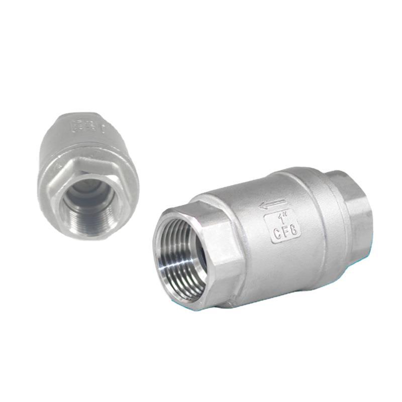 304不锈钢止回阀立式止回阀H12止回阀内螺纹丝扣止回阀单向止回阀