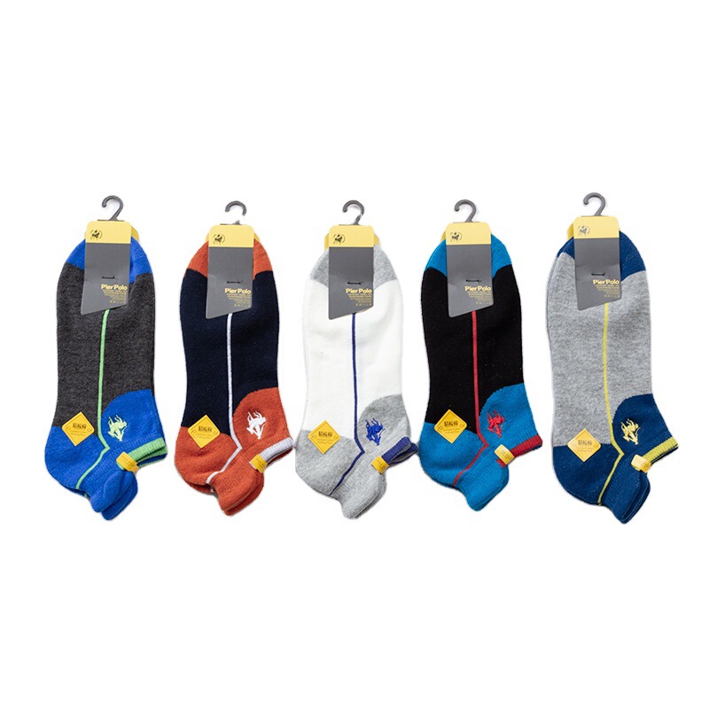 Jiadeli Paul Terry Cotton Socks Men's Sports Socks Short Socks Thickened Towel Bottom Anti-Friction Sweat-Absorbent Low-Cut Short Tube Jiadeli Paul Terry Cotton Socks Men's Sports Socks Short Socks Thickened Towel Bottom Anti-Friction Sweat-Absorbent Low-Cut Short Tube