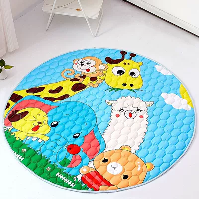Avtomobil döşəmə paspasları – Round Crawling Mat Wholesale - happy-garden-15-m-diameter-15-m-diameter