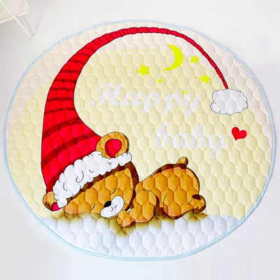 Avtomobil döşəmə paspasları Thickened Baby Play Mat - good-night-bear-15-meters-diameter-15-m-diameter