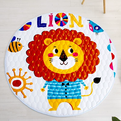 Avtomobil döşəmə paspasları – Round Crawling Mat Wholesale - lion-cub-15-m-diameter-15-m-diameter
