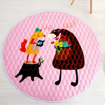 Avtomobil döşəmə paspasları, Cross-Border Foldable Crawling Mat - loved-wolf-15-m-diameter-15-m-diameter