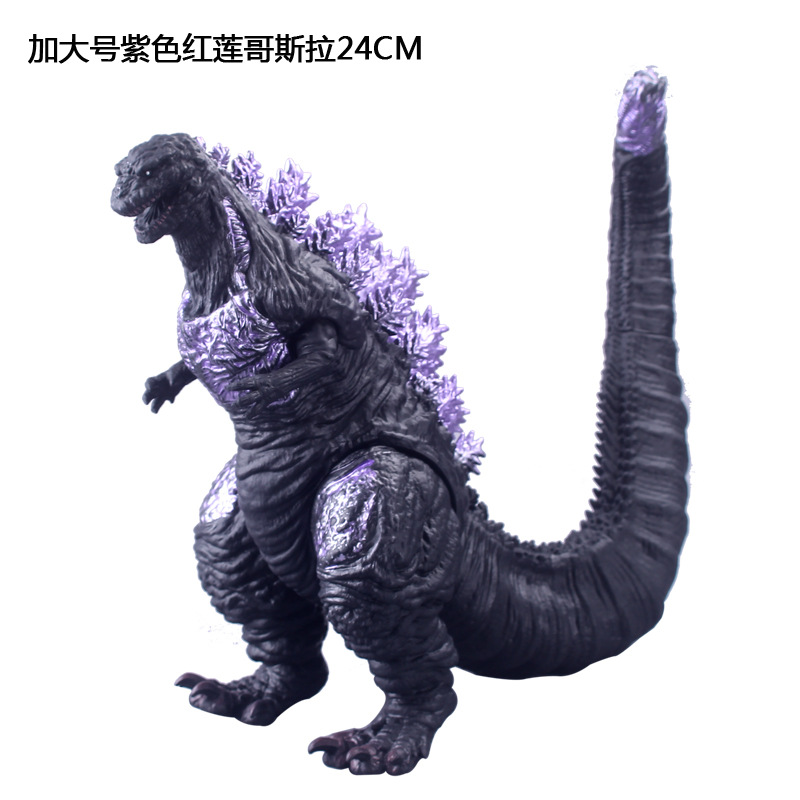 Modelo de juguete de goma suave del dinosaurio del monstruo del dinosaurio de GODZILLA extremidades movibles regalo del juguete de la muñeca del vinilo