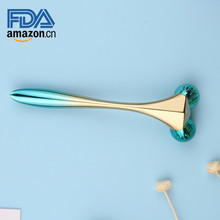 提拉脸部仪V脸神器挖勺瘦脸滚轮眼部按摩3D合金滚轮按摩塑形仪