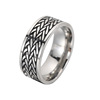 Summer retro ring stainless steel, European style, wholesale