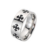 Summer retro ring stainless steel, European style, wholesale