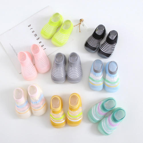 21 New Summer Baby Sandals Children's Socks Shoes Baby Soft Sole Anti-Slip 0-4 Years Old Sandals Manufacturer Direct Sales Batch