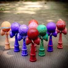 6全裂纹木制技巧球 剑球 剑玉 日本入门啃大妈kendama 源头工厂