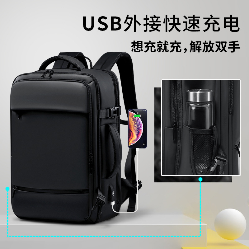 FENRUIEN nueva mochila de los hombres de gran capacidad de larga y corta distancia de viaje de negocios bolsa de equipaje bolso de la computadora