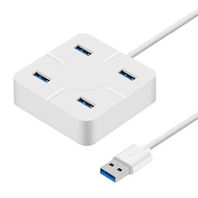 usb分线器3.0hub一拖四电脑笔记本高速扩展口集线器usb3.0HUB