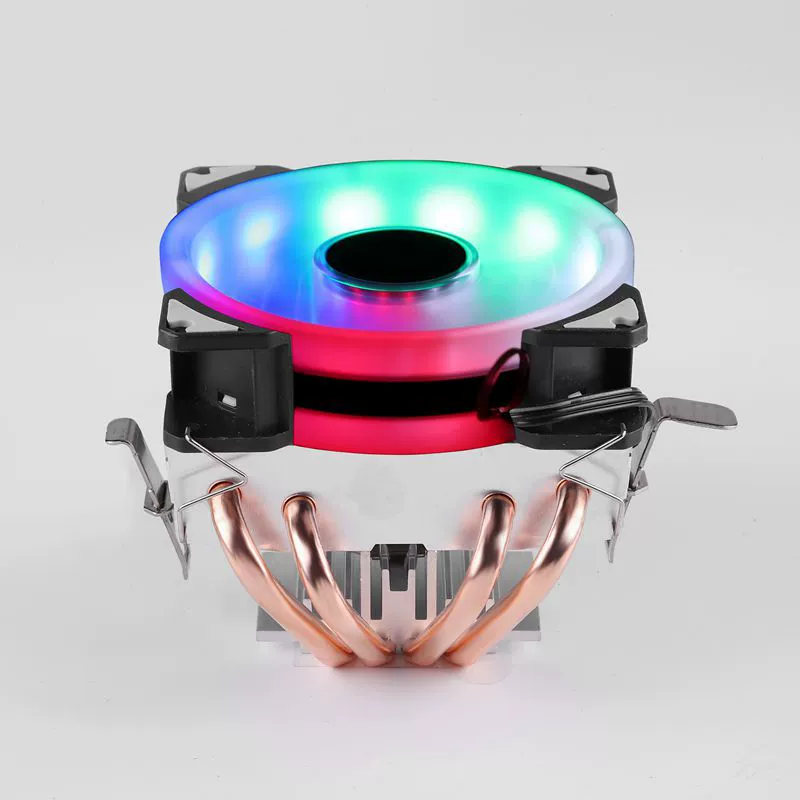 12-е поколение 1700 меди Down-Pressure CPU радиатор вентилятор RGB настольный компьютер бесшумный контроль температуры CPU вентилятор
