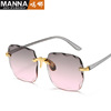 Trend square sunglasses, glasses, European style