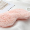 Cute cartoon silk demi-season sleep mask, plush, eyes protection, wholesale