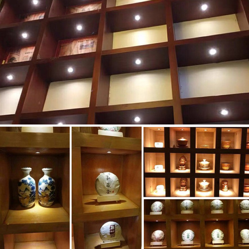 LED ceiling light display cabinet 10,000W small spotlights, mini 28MM counter lights, ultra-small bullseye lights, embedded thumb lights