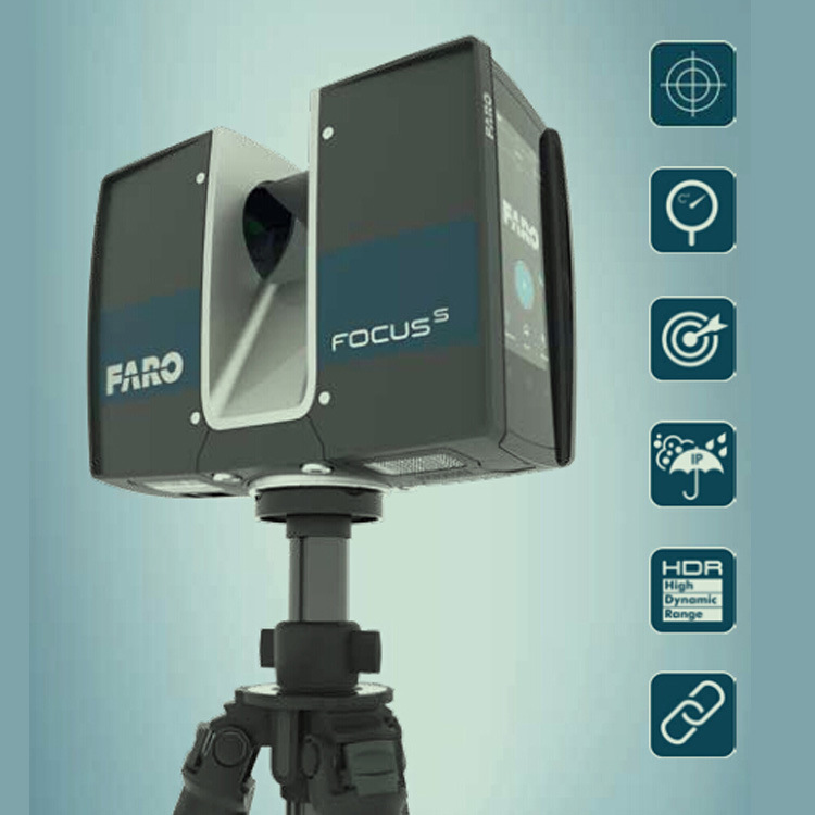 FARO FocusS 350三维激光扫描仪重量轻、尺寸小