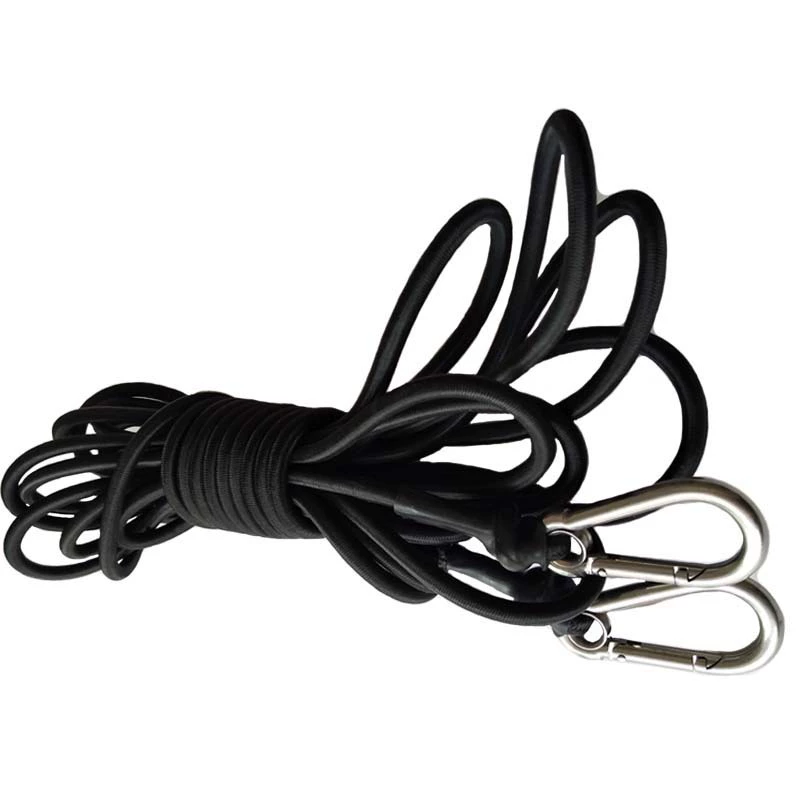 Поставка спортивных товаров на открытом воздухе Аксессуары для байдарок для скалолазного крючка 2 метра 7 длинных колец эластичные крючки из нержавеющей стали