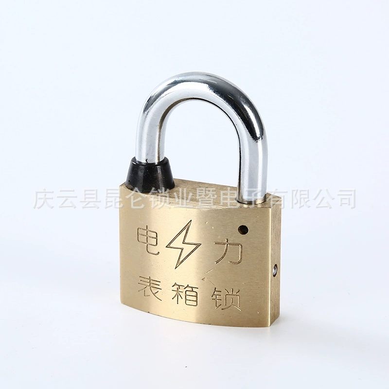 40мм дуга сливы цветочный медный замок проходящий через счетчик электроэнергии замок национальной электросети Куньлунь замок 40 медный подвес 40 медный замок