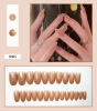 Fake nails, removable cute nail stickers for nails, internet celebrity, ready-made product, 24 pieces