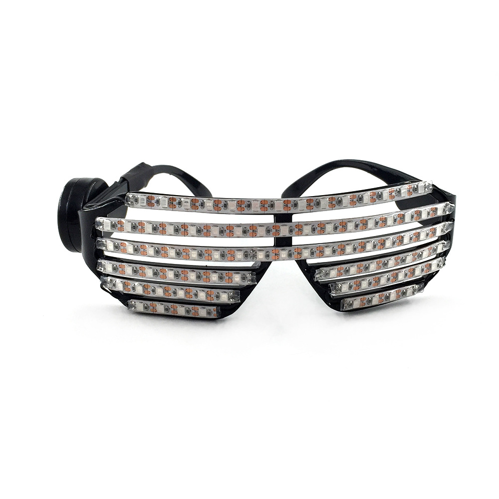 5V LED gafas de obturación bar noche espectáculo luminoso apoyos flash fresco inalámbrico gafas luminosas