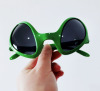 Glasses solar-powered suitable for photo sessions, brand cute sunglasses, internet celebrity