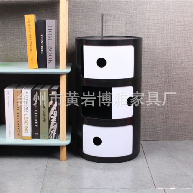 Mini small bedside cabinet simple modern bedroom corner cabinet storage cabinet multifunctional round storage cabinet