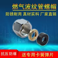 Природный газ нержавеющая сталь сильфонная Гайка Совместное газовое винтовое соединение специальная гайка 4 точки 6 точек