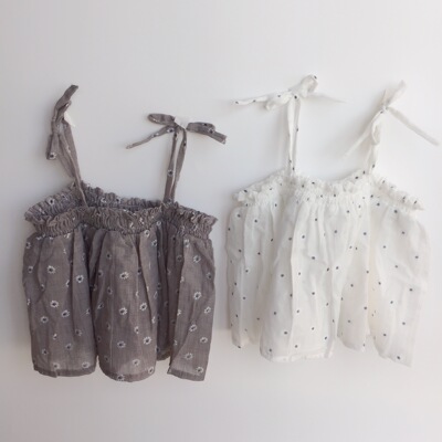 (Loss clearance)summer Female baby girl Korean Edition cotton soft comfortable ventilation lovely camisole vest