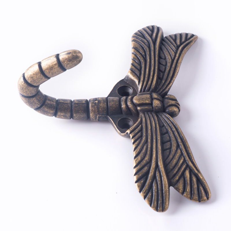 Dragonfly personalizado creativo gancho de ropa gancho de la pared colgando gancho detrás de la puerta gancho de pared