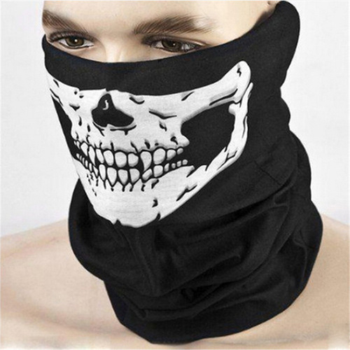Bandana headgear, magic riding mask, warm waistband, Halloween props, ever-changing skull outdoor mask