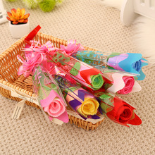 创意礼品玫瑰花造型毛巾情人节婚庆回礼物活动促销