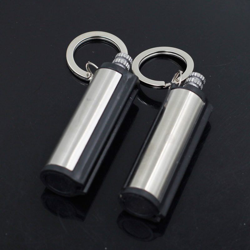 Ten Thousand Times Match Metal Bullet Type Ten Thousand Times Match Keychain Stainless Steel Shell Universal Match Lighter Ten Thousand Times Match Metal Bullet Type Ten Thousand Times Match Keychain Stainless Steel Shell Universal Match Lighter