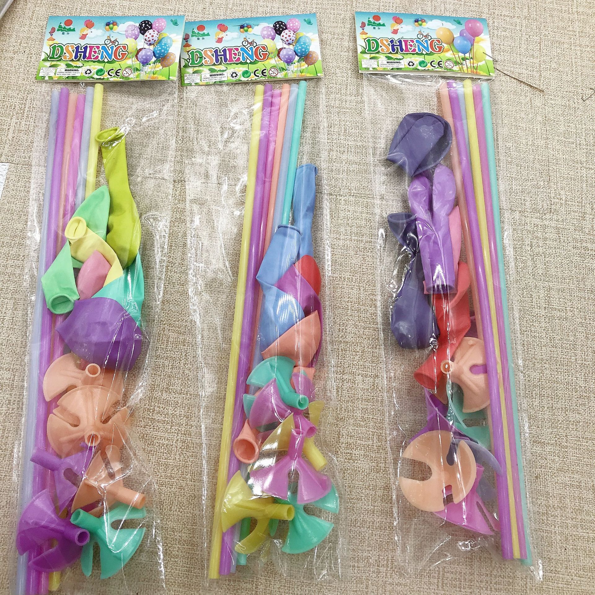 Balloon with rod balloon set tow rod balloon toy decoration balloon…
