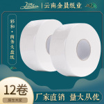 源头厂货商务大盘纸卷纸宾馆酒店餐饮公厕家用可湿水厕纸整箱批发
