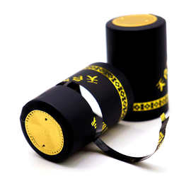 订做撕拉条热缩胶帽橄榄油盖热缩胶帽白酒封口pvc山茶油塑封酒帽