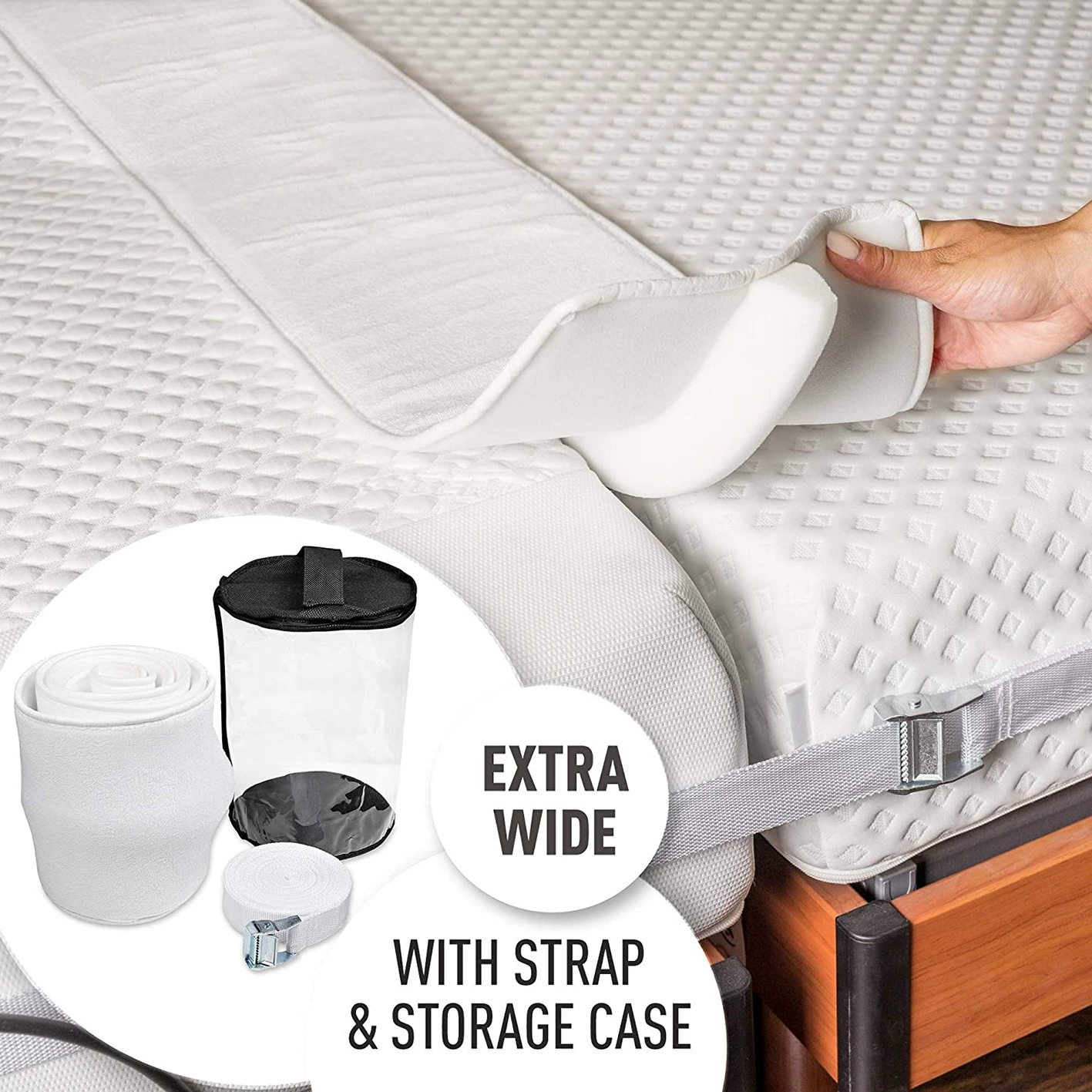 Соединитель тюфяка моста кровати двуспальная кровать Соединение тюфяка кровати короля моста с штепсельной вилкой шва кровати