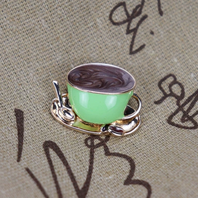 enamel drop glaze brooch – Yaxa sancaqları
