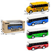 Metal toy, bus, car model, minifigure