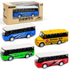 Metal toy, bus, car model, minifigure