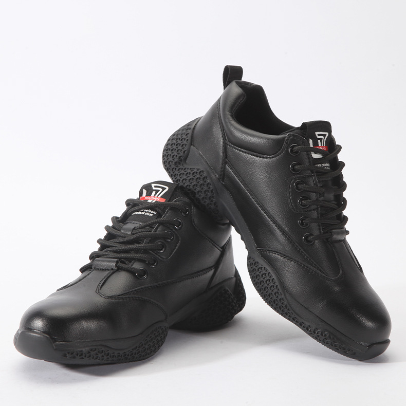 厂家货源透气鞋时尚休闲 防砸防穿刺超纤皮劳抗磨防滑舒适鞋男