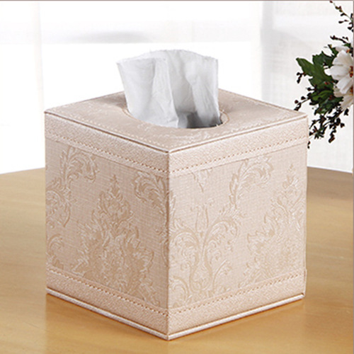 Creative household leather roll paper tube, fashionable hotel paper towel tube, living room paper towel storage tube, removable paper towel box