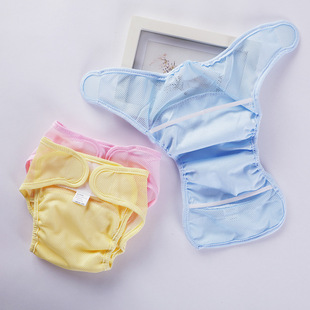 Детские штаны для новорожденных, дышащая детская водонепроницаемая пеленка, можно стирать