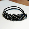 Korean headdress tie half pill hair, the female hundreds of fluffy, simple and lazy hair clip Korean bud spot