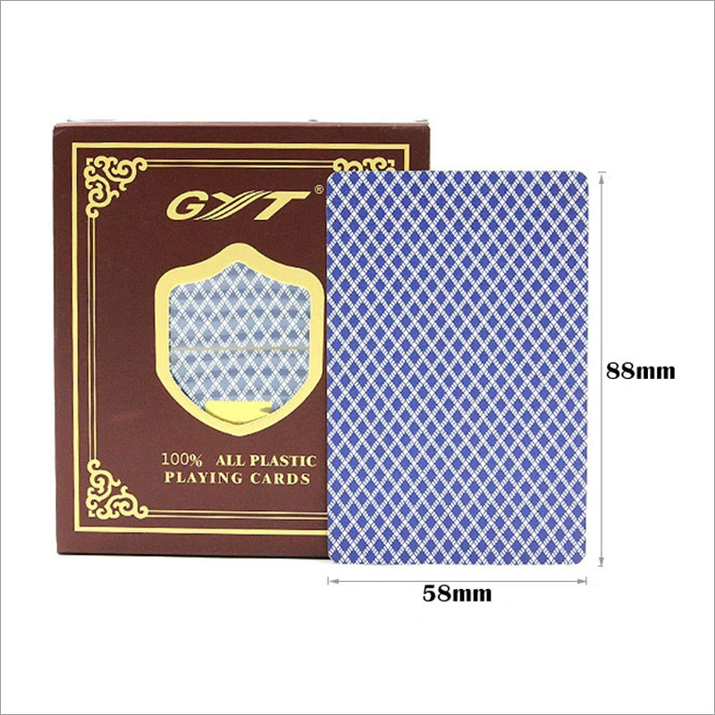 Оптовая продажа яйца игральные карты пластиковый двухсторонний матовый ручной смысл стандартный угловой код узкая версия бридж стада 58x8X20